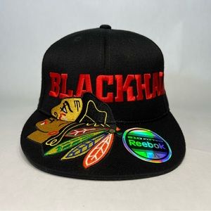 Reebok 210 Premium Fitted NHL Blackhawks Cap (7-1/4” to 7-5/8”) - FlexFit